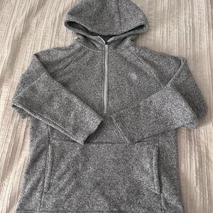 Women’s Heathered Gray Hooded Sweater
